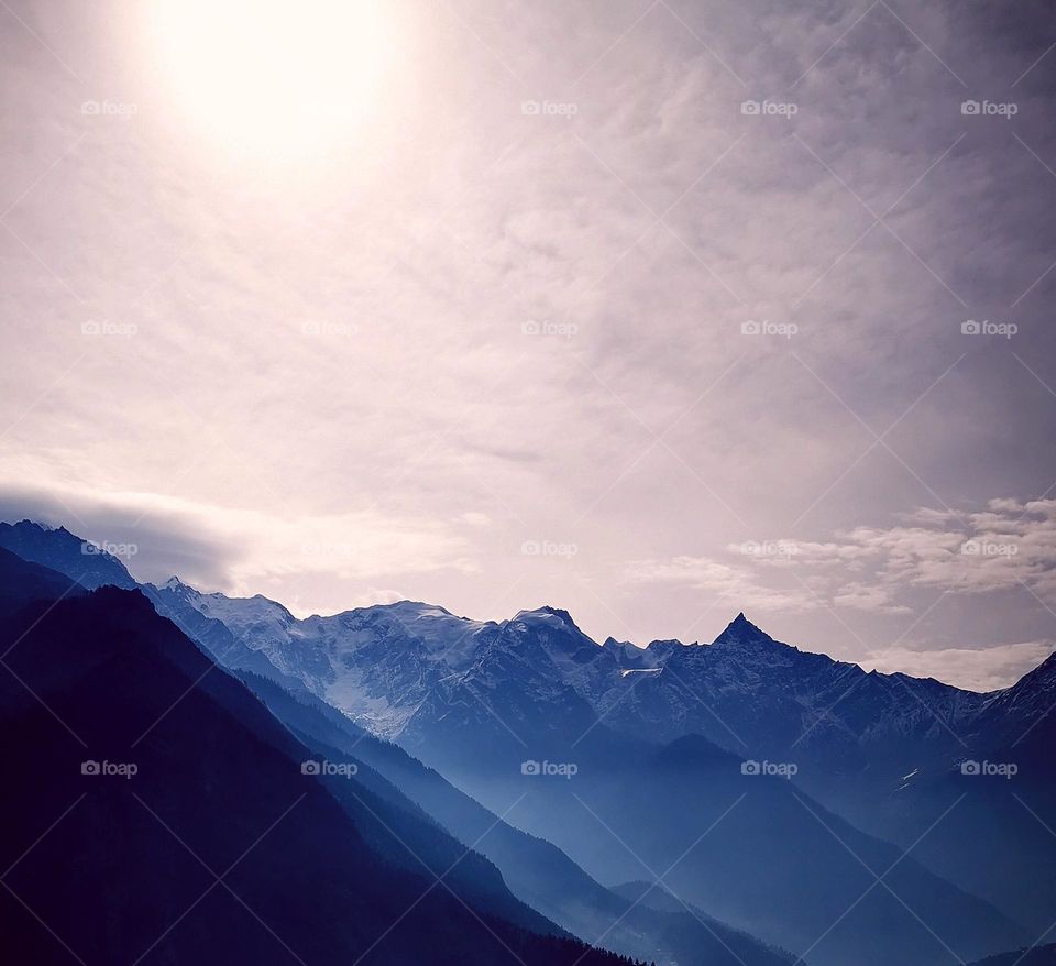 Mountain view of Himalaya