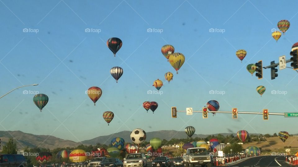 Balloon, Hot Air Balloon, Air, Flight, Parachute