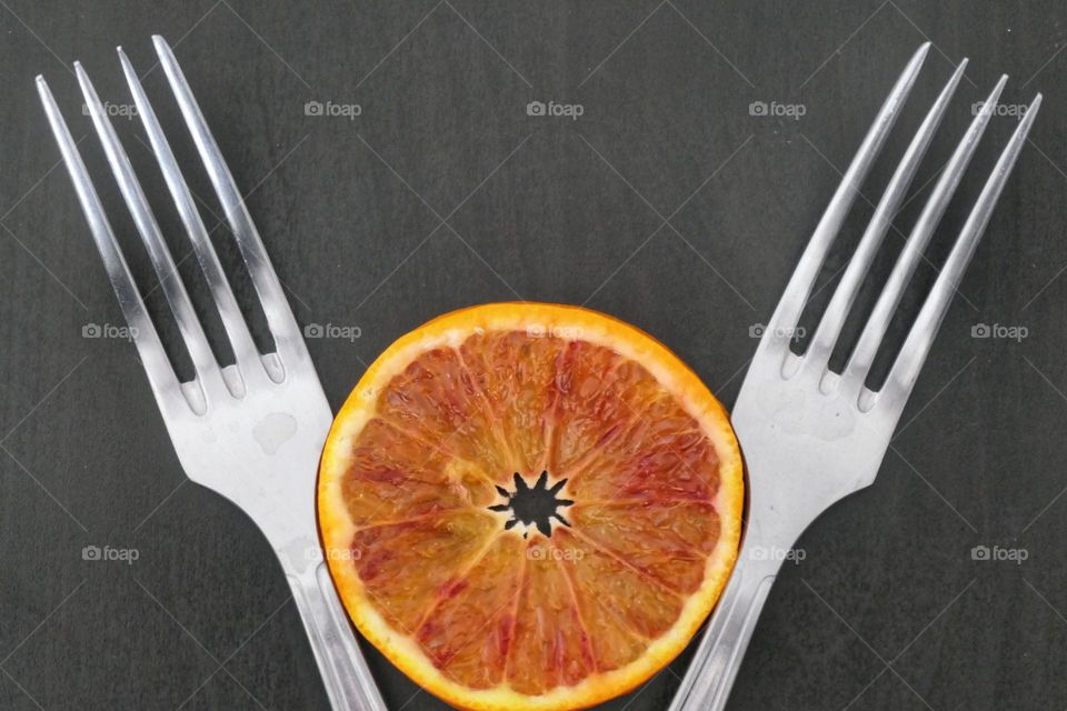 Forks & orange (1)