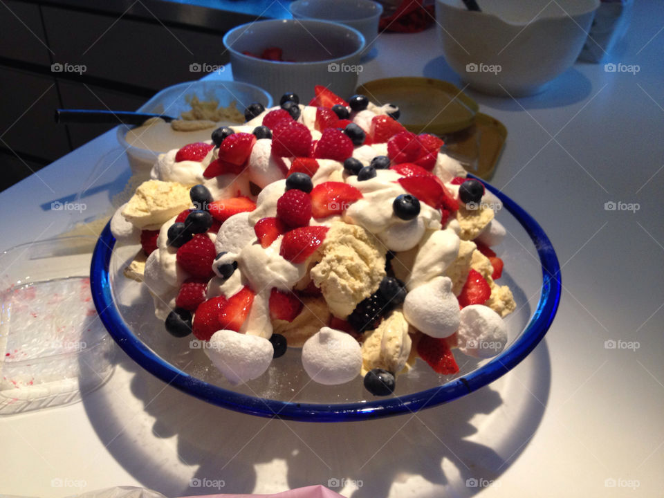 sweden summer dessert strawberries by zebra