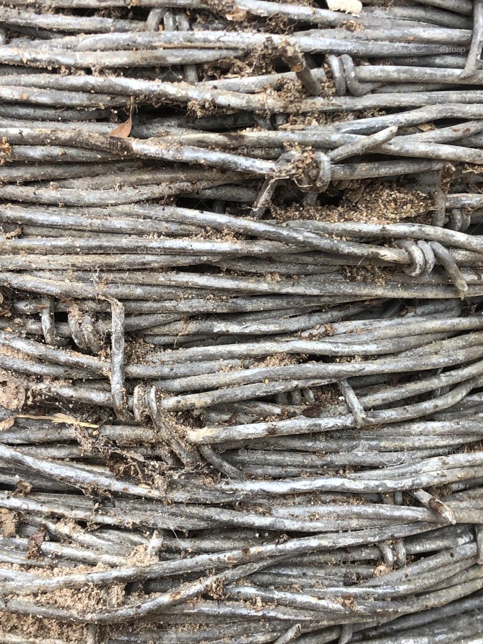 Fixing fences today on the ranch in Texas! Not my favorite thing to do, but this huge spool of barbed wire is the saving grace for this job - phew!