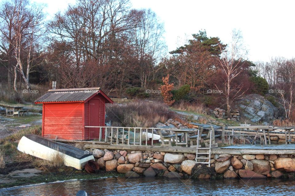 The boathouse 