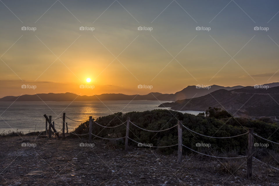 Sunset at Capo Malfatano, Teulada, Sardinia