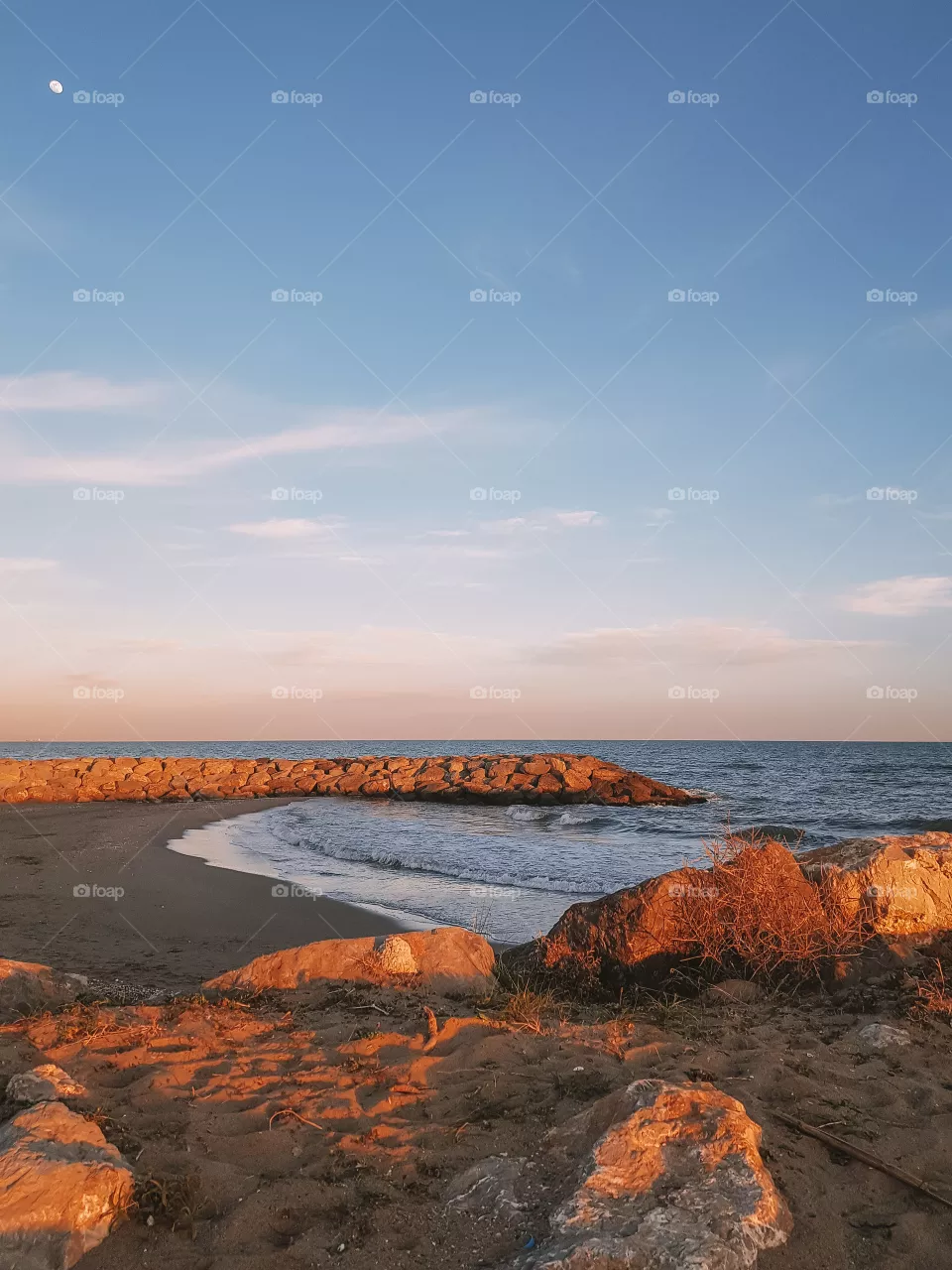 Landscape of a beach 