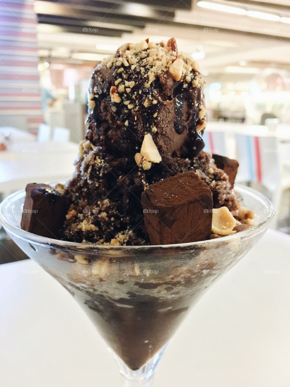 Summertime Ice Cream : Chocolate ice cream 