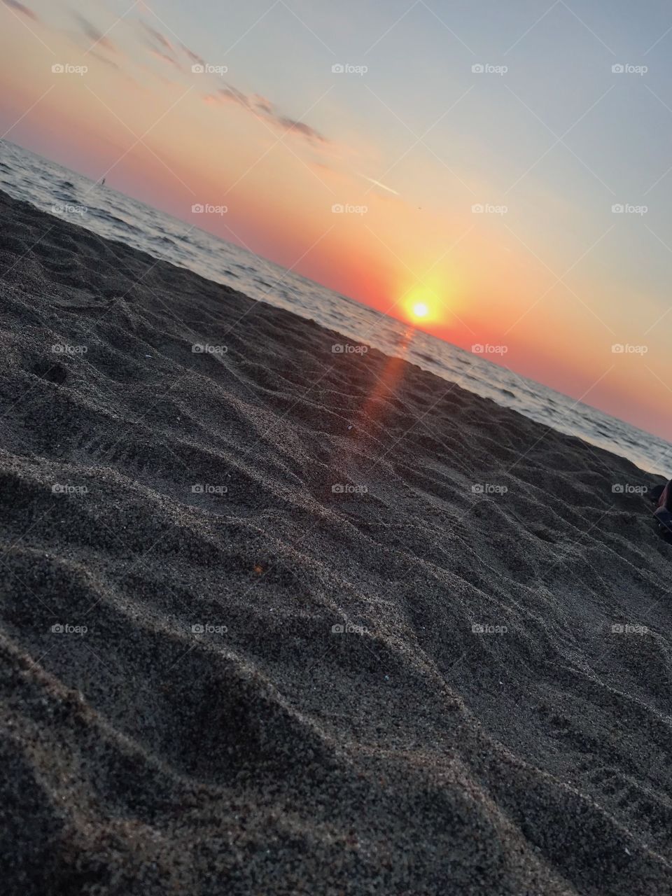Sand and sunset