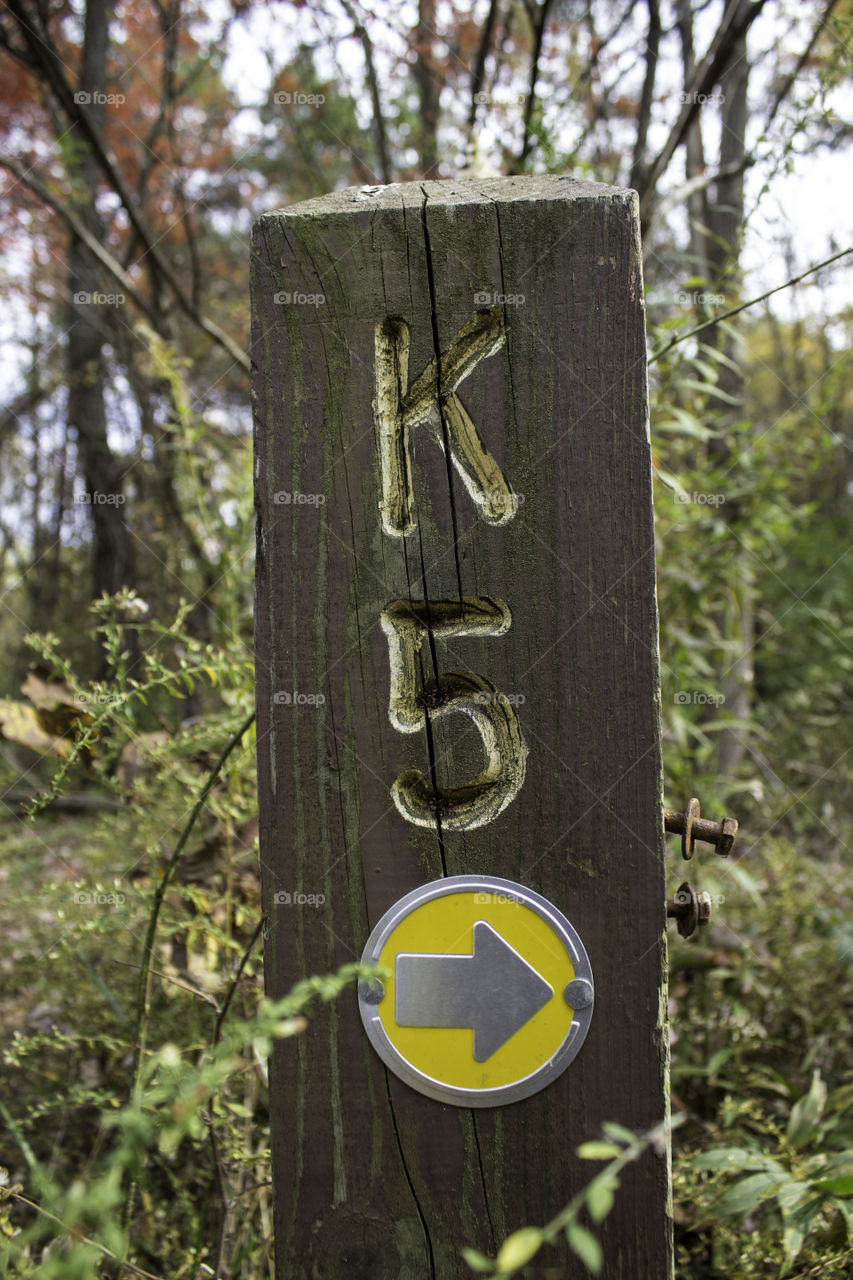 K5 trail marker