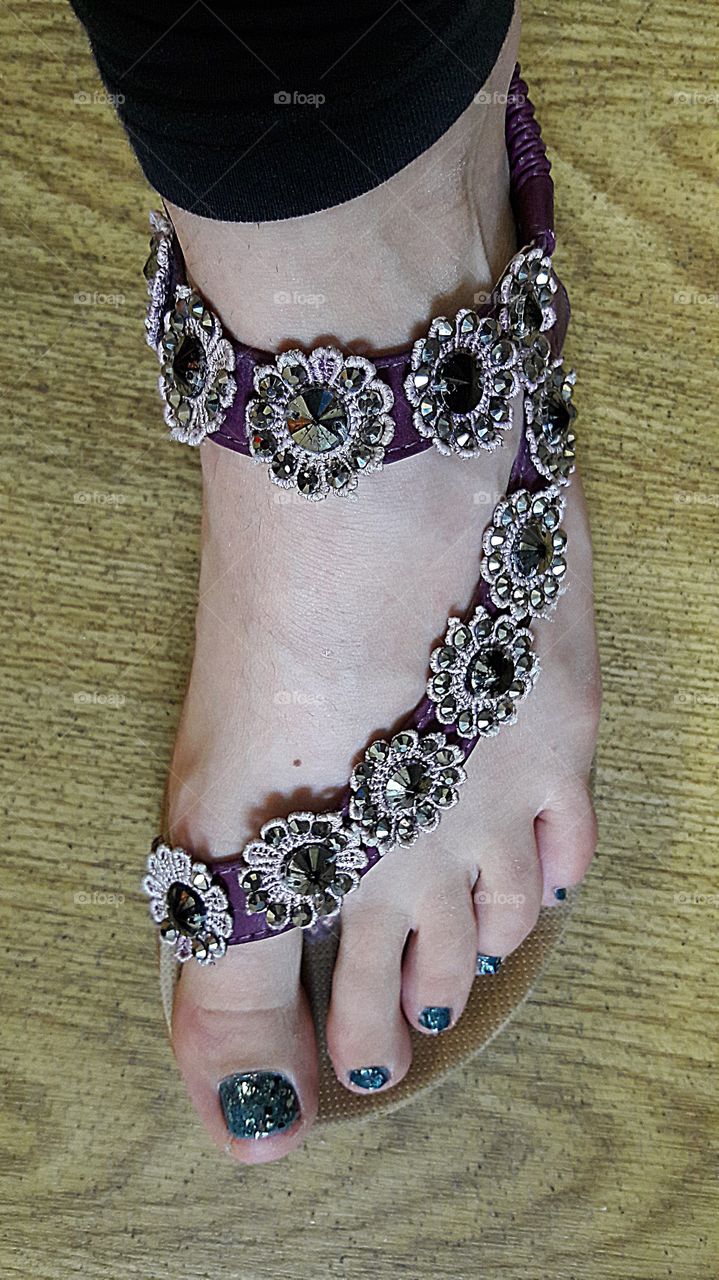 Crystal Sandal