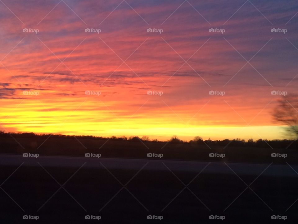 Kansas sunset