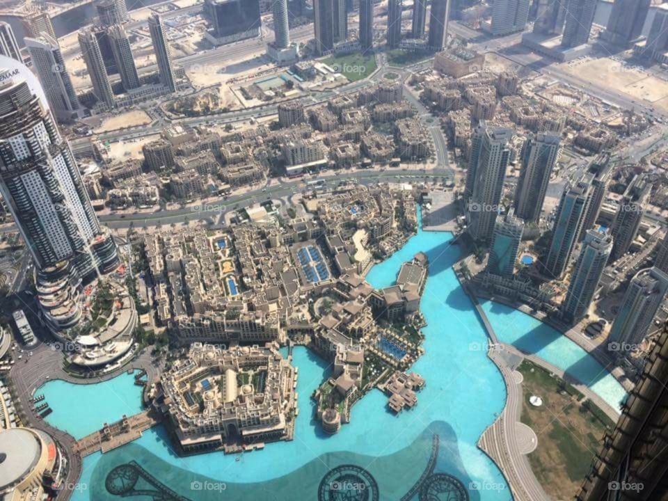 Burj Kalif, Dubai - view from the top
