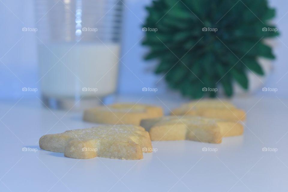 Milk and cookies for Santa 