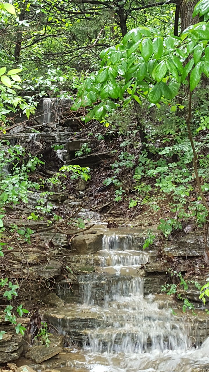 waterfall after a rain