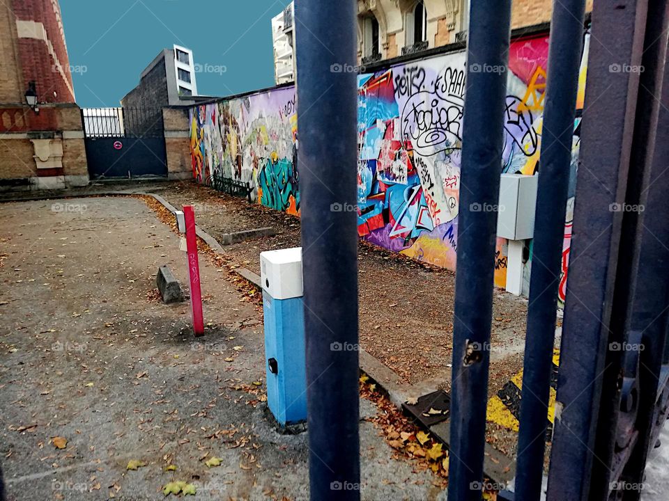 Graffiti in the city