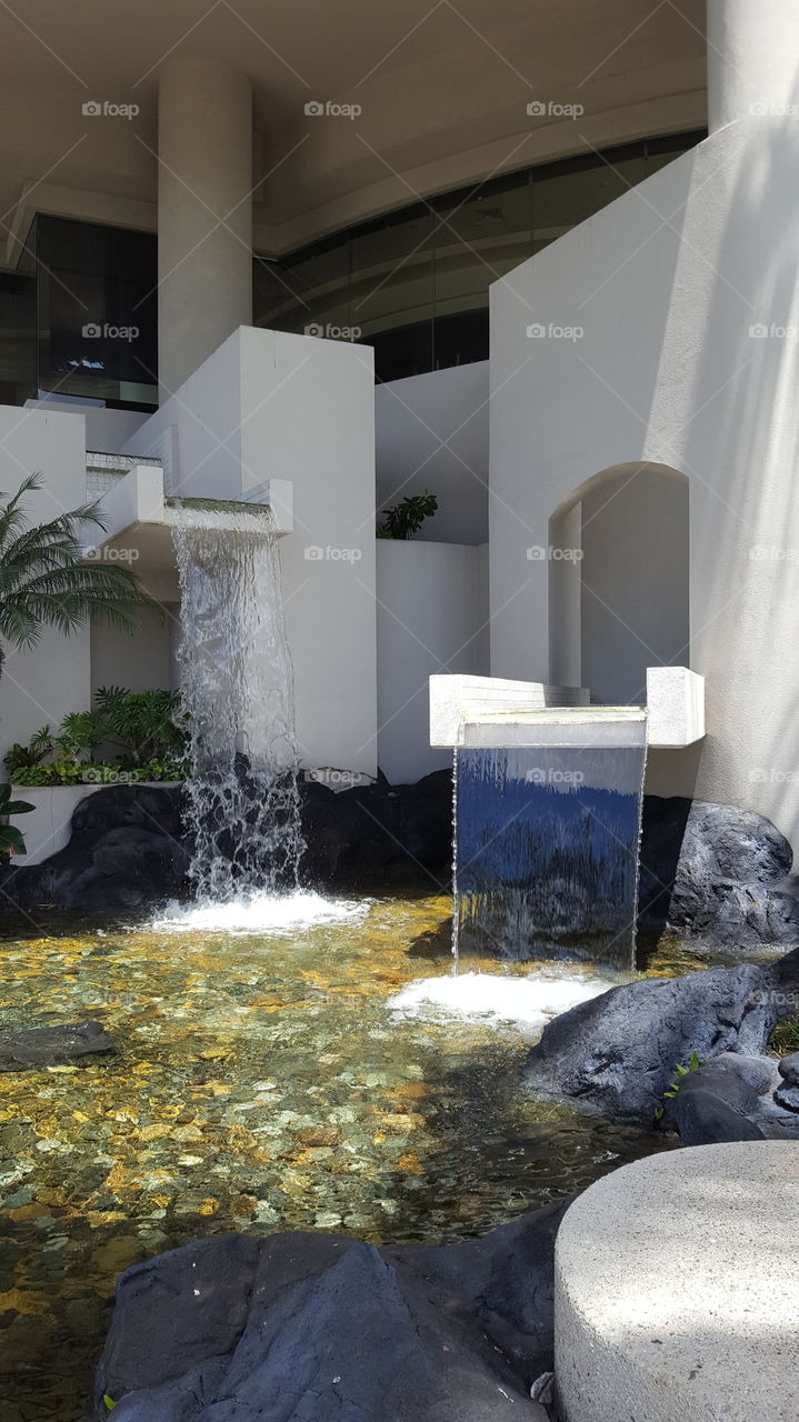 Downtown Honolulu Fountain