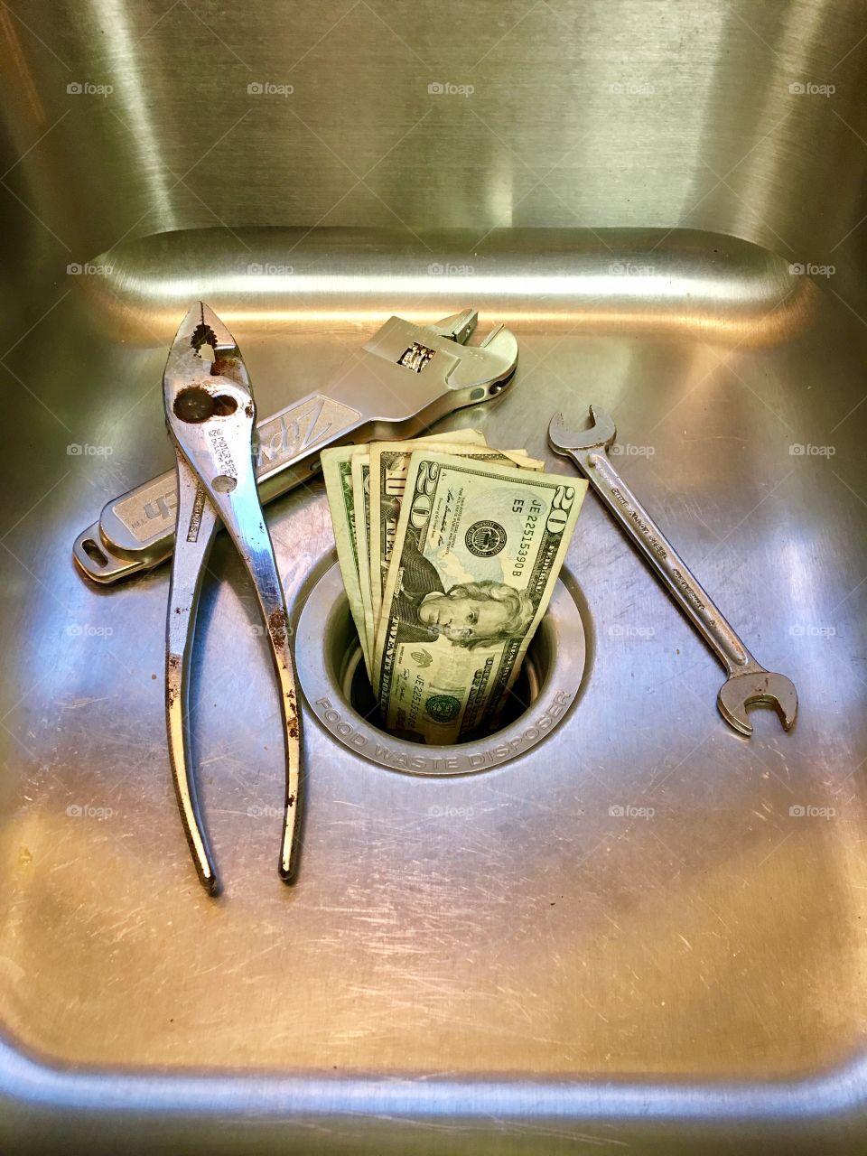 Money down the drain. 