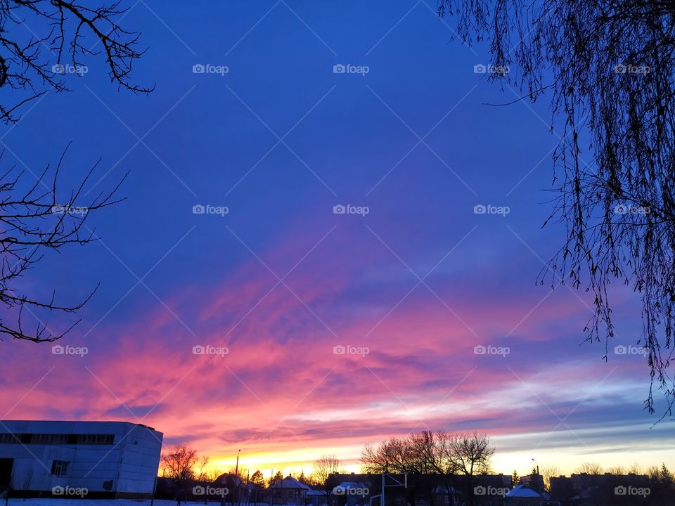 Wonderful pink clouds