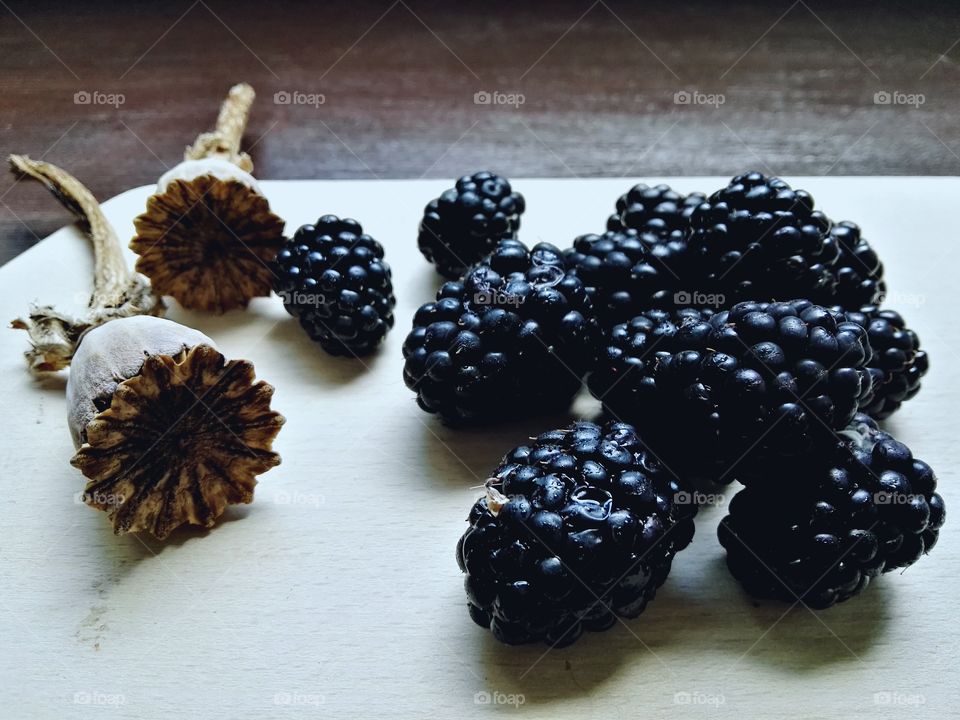 blackberries