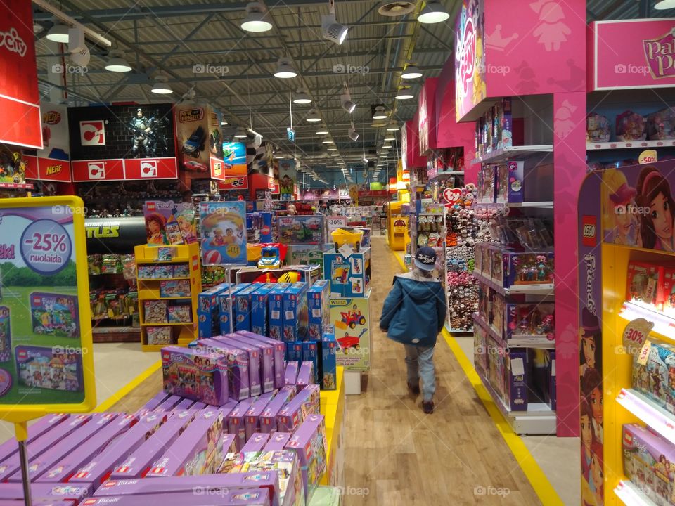 Market in Vilnius Lithuania