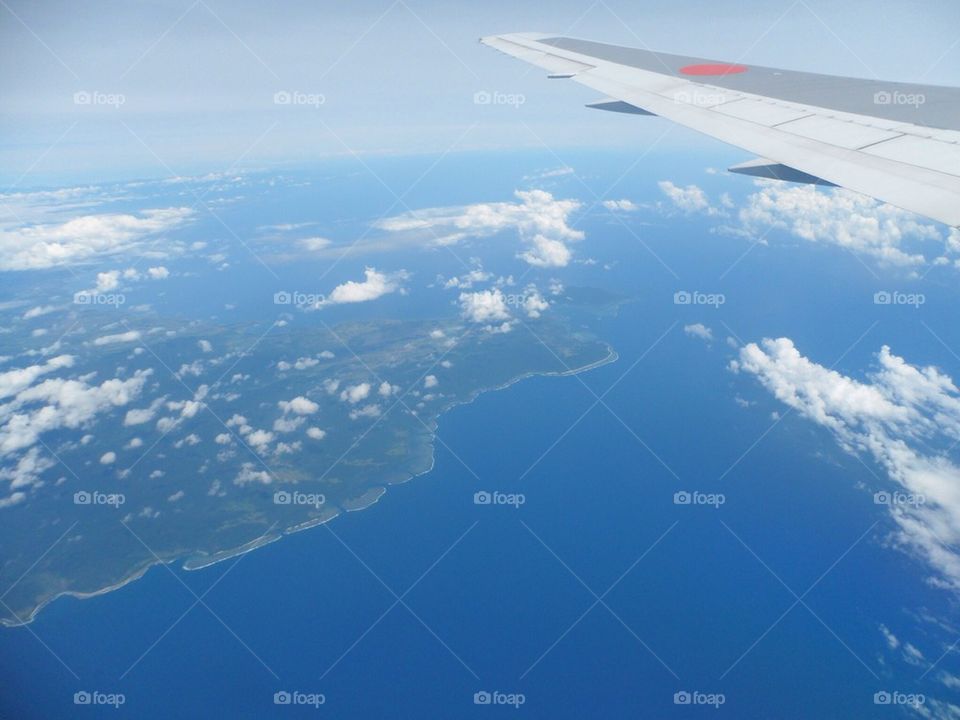 Flight over Philippines
