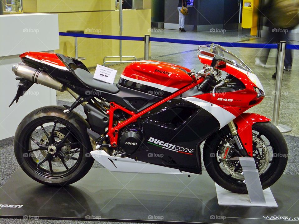 THE DUCATI MUSEUM AT ZURICH FLUGHAFEN 