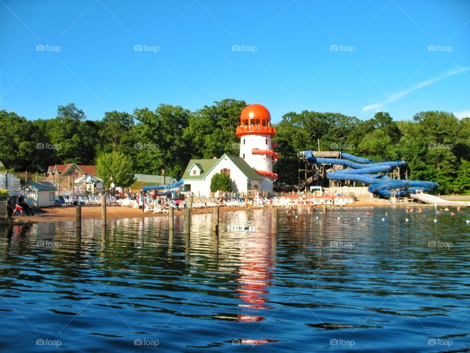 An amusement park everyone’s favorite summer activity.   This one located around a lake is my particular favorite because of its scenic location.   A boat ride or train ride is a perfect date activity too.