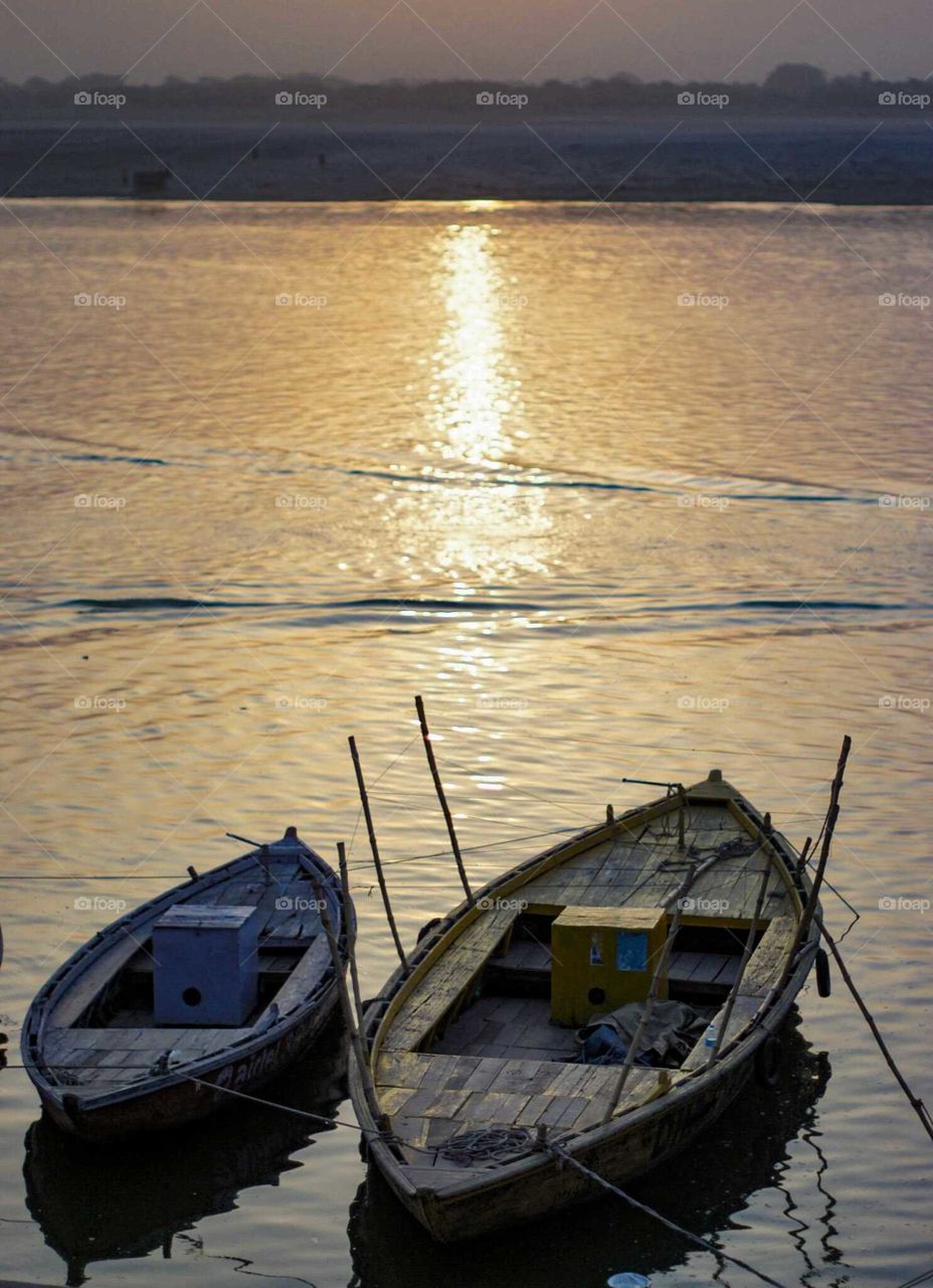 Boats in Ganges