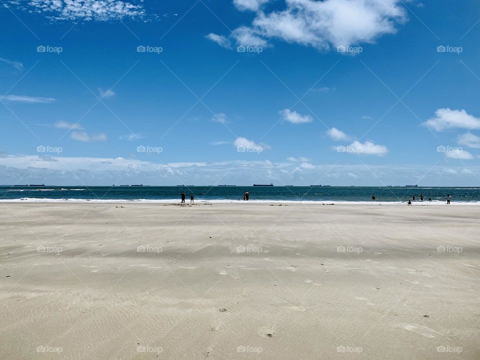  A summer day at the beach 