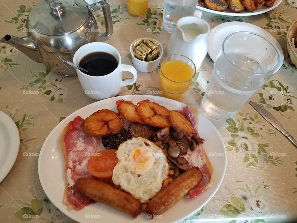 full Irish breakfast