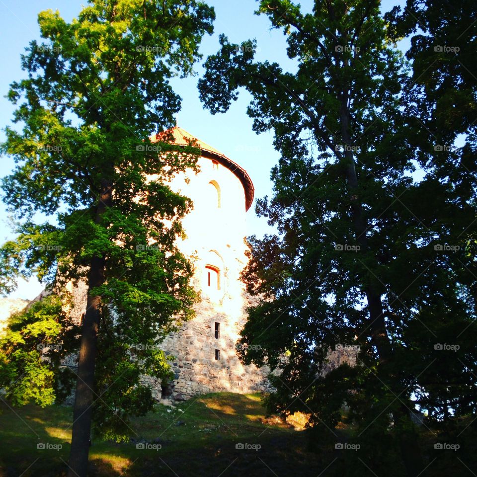 Cesis Castle: In 1208 the Brothers of the Militia of Christ, otherwise known as the Livonian Brothers of the Sword took up residence among the Wends in theirhillfort. They fortified the Wends' hillfort with a stone wall.