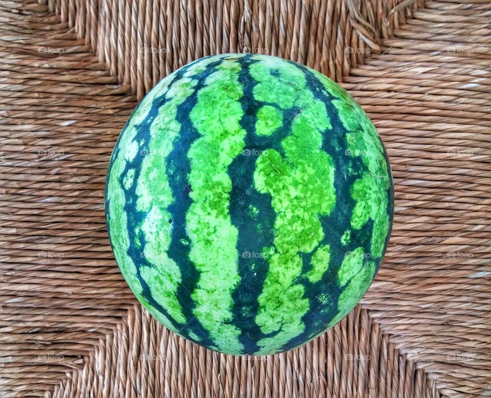 Watermelon on a chair!