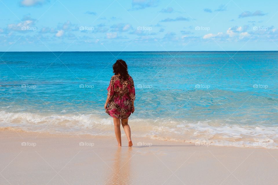 Taking a walk on the beach