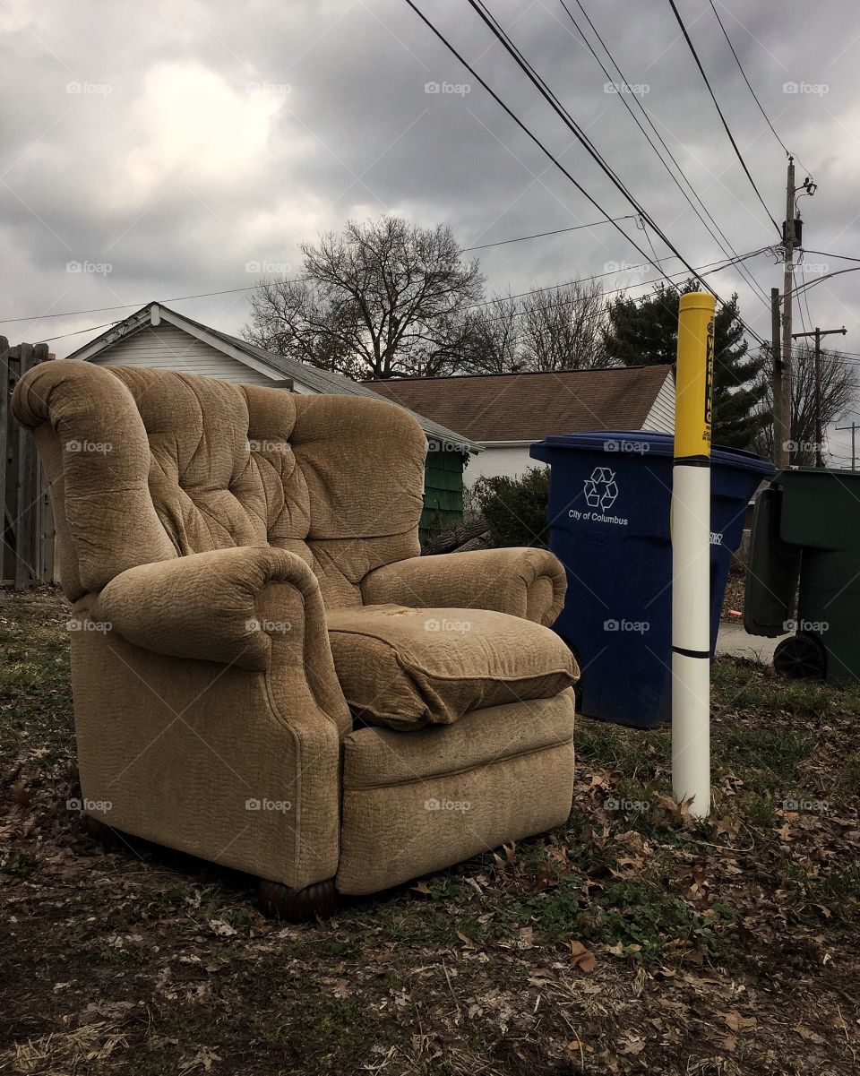 Overcast day in alley