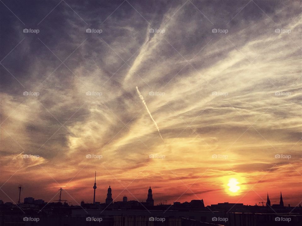 The sky over Berlin 