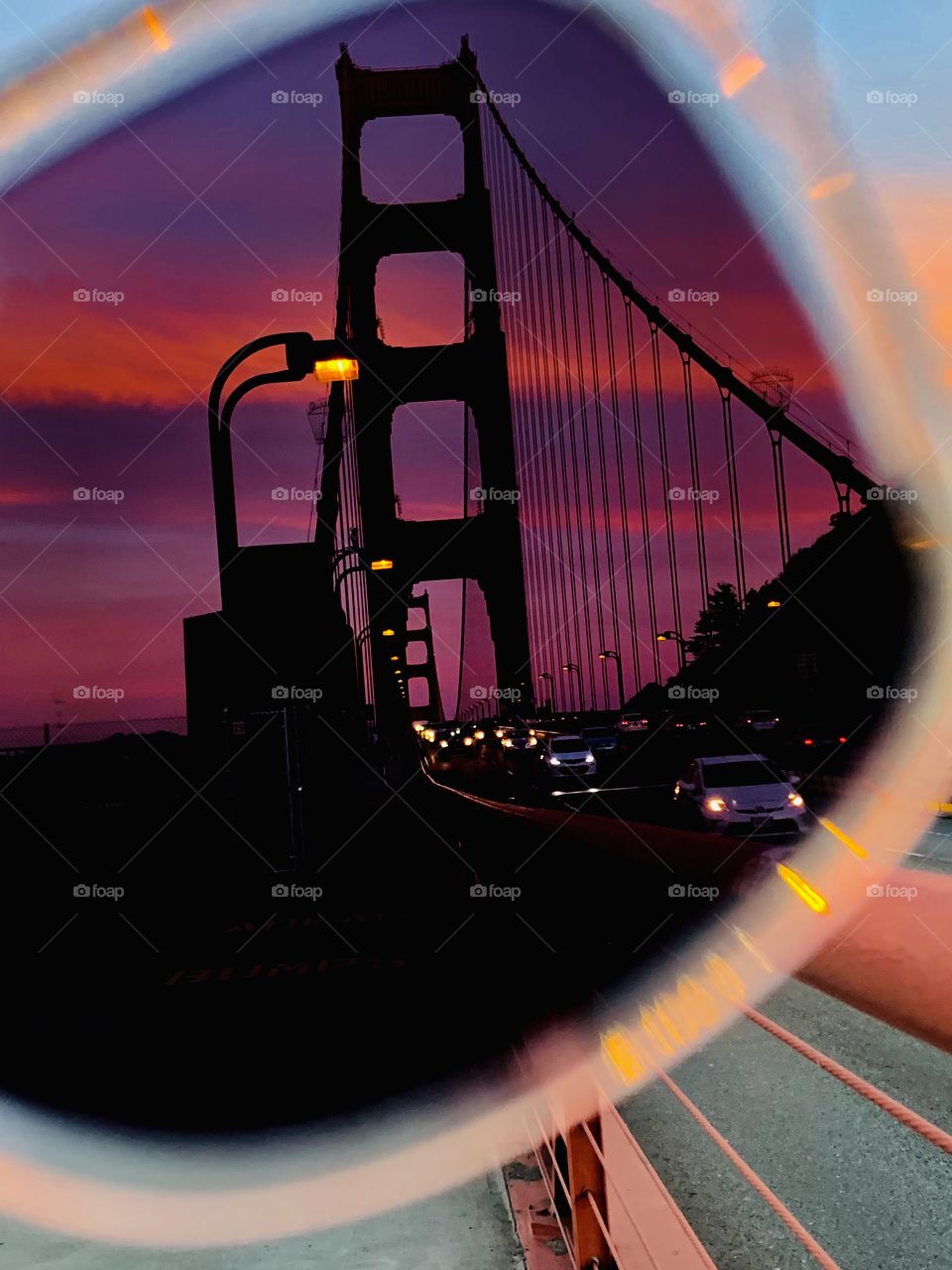 Golden Gate Sunset View