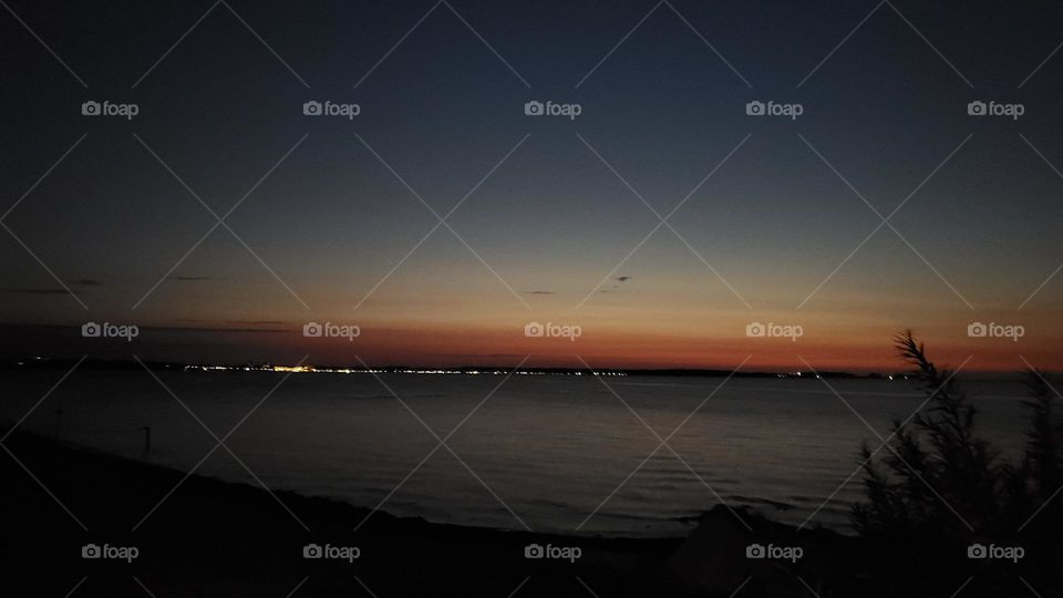 Nachts an der ostsee