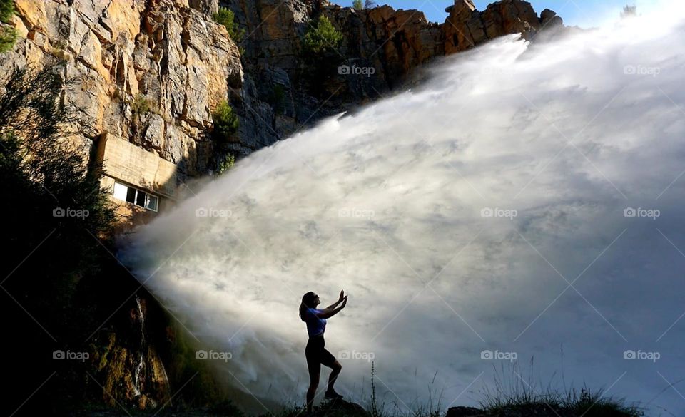 Waterjet#strong#nature#human#position