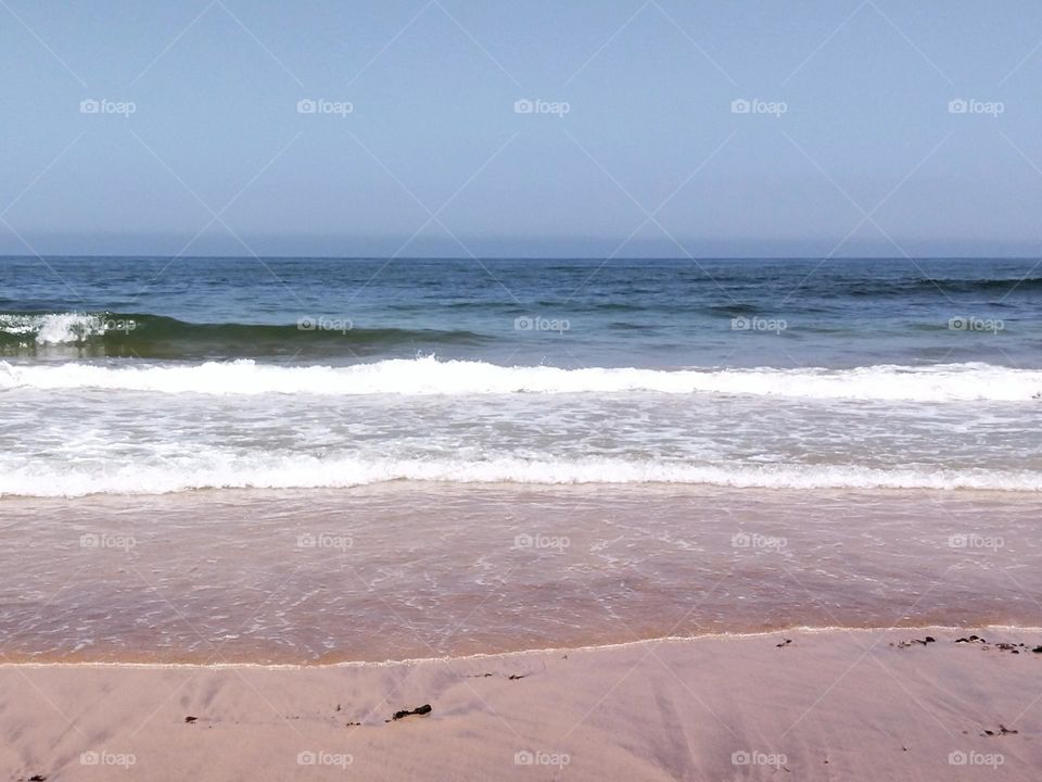 beach and waves