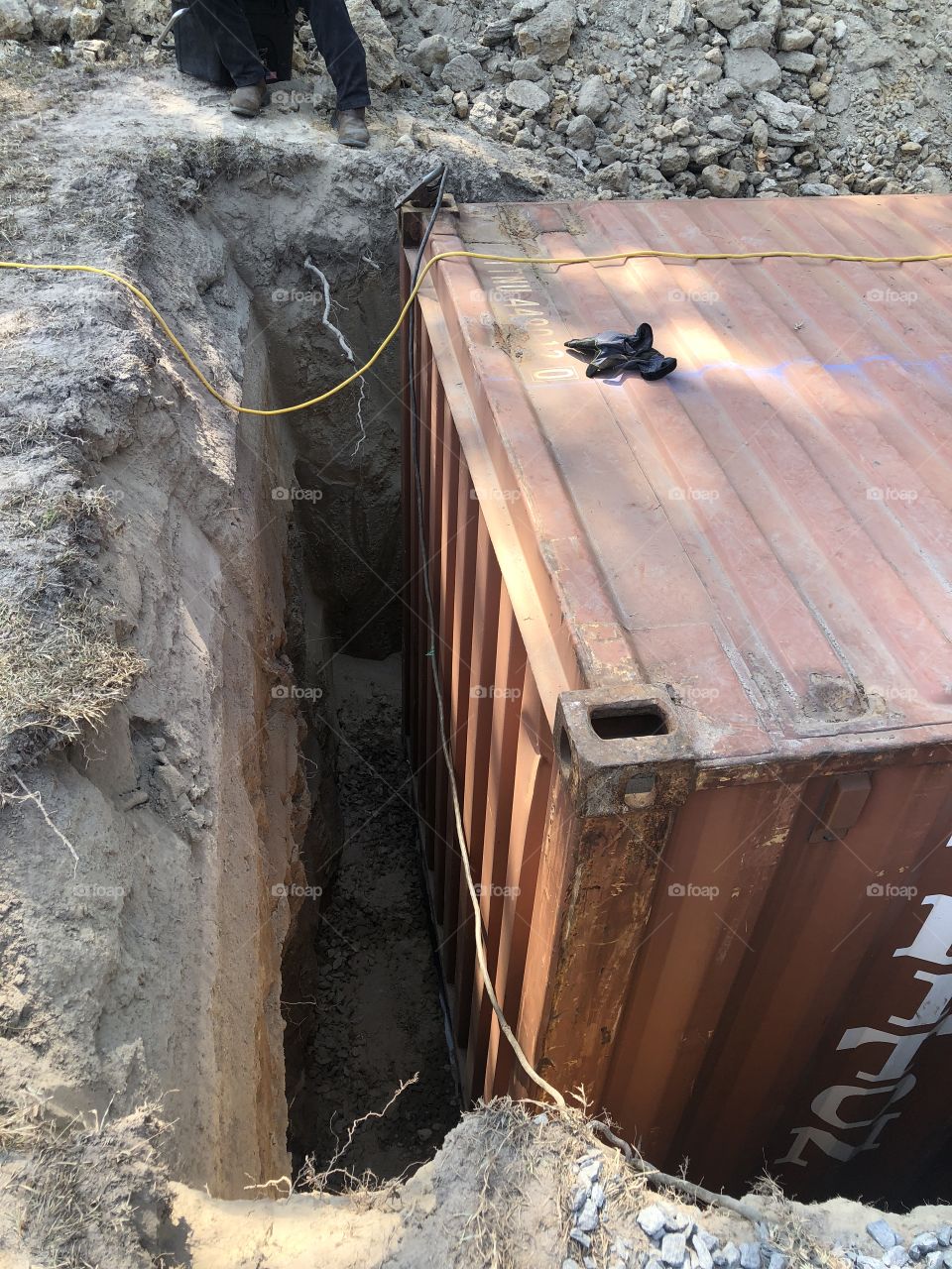 Installing a storm shelter 