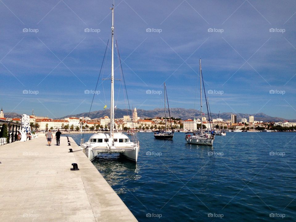 Harbor view, Split, Croatia