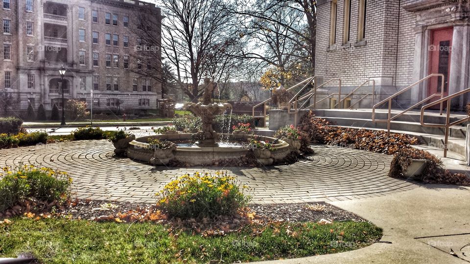 Fountain in Courtyard