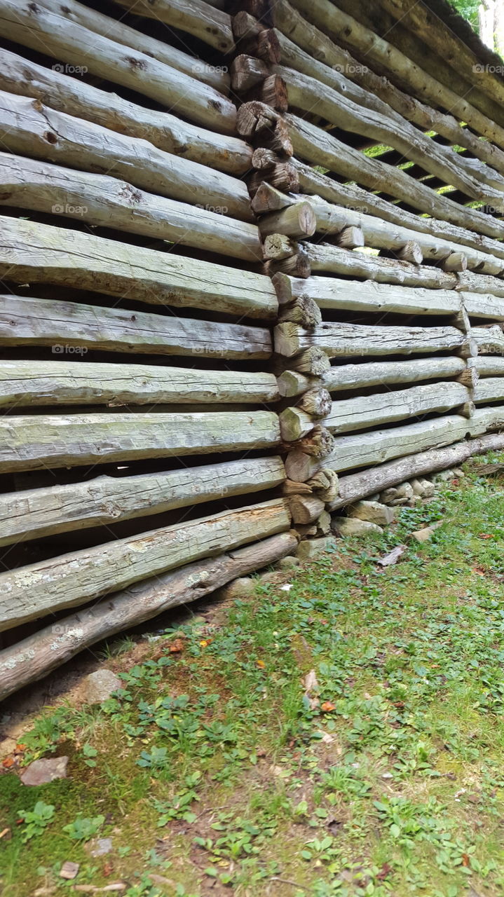 Log Wall
