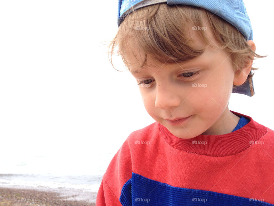 beach child boy latvia by ips