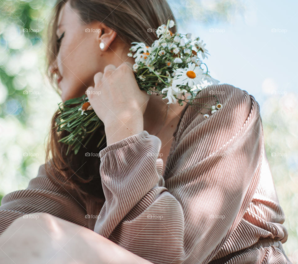 woman enjoying time spent in her garden