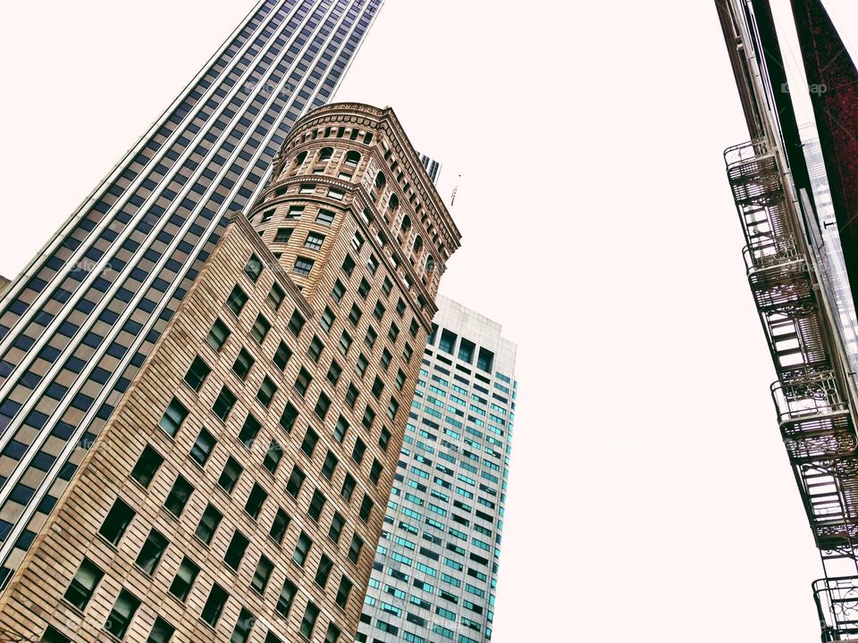 Sky scrapers in downtown San Francisco 