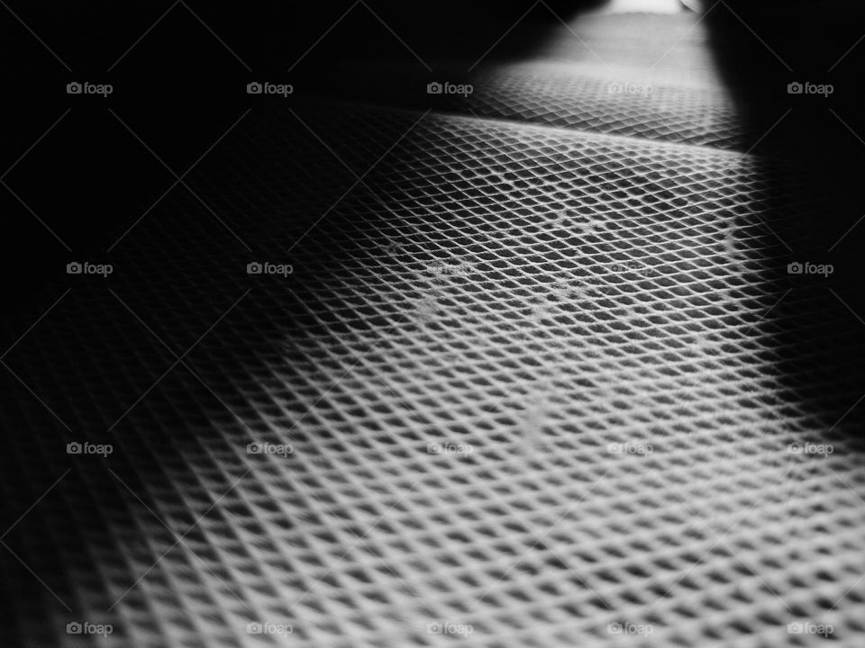 Pathway - Tissue paper in black and white effect