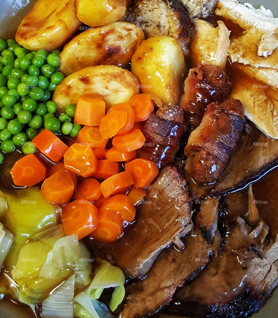 sunday roast dinner