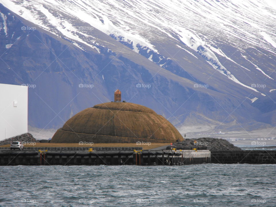 Dome like structure in Reykjavik, Iceland