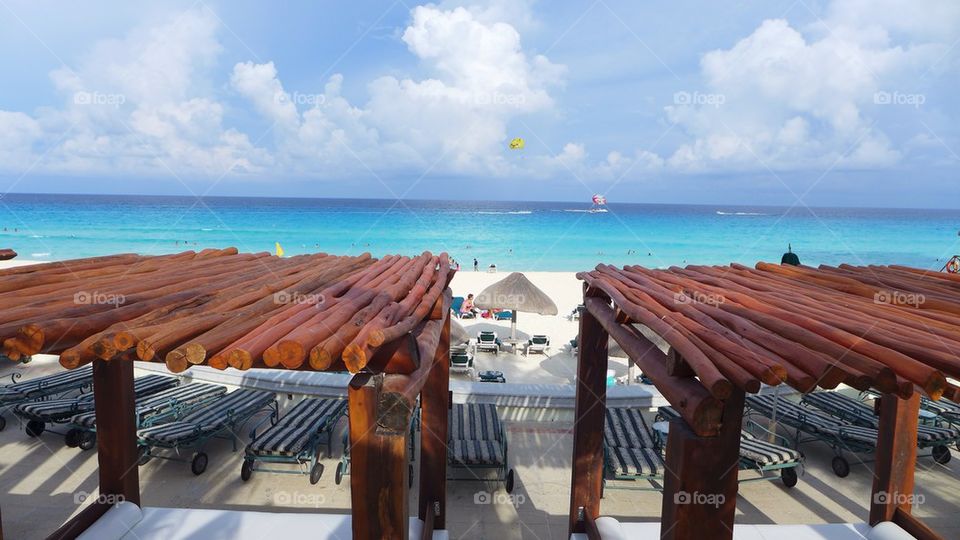 Caribbean beach luxury resort