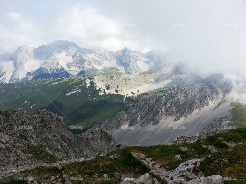Clouds over mountain, Innsbruck