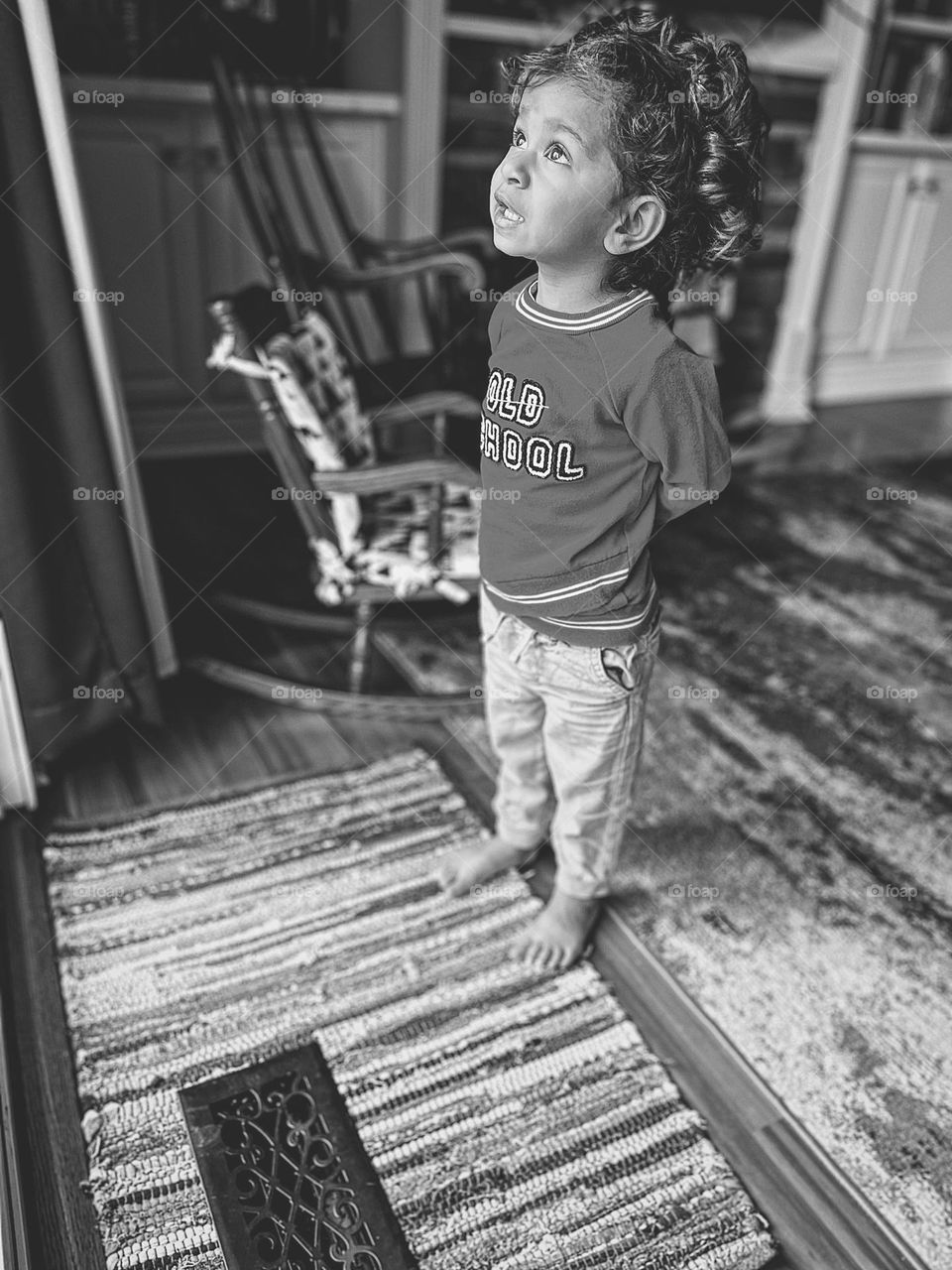 Toddler girl looking outside, toddler sings twinkle twinkle little star, toddler sings to squirrel, little girl looking outside, cute toddler in front of glass window, little girl ready to go outside 